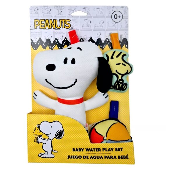 Peanuts Snoopy Water Play Toy Set 3pc Babies Toddlers Bath Pool Beach - Picture 2 of 8